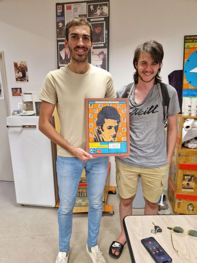 Paul et Laurent à la remise des prix